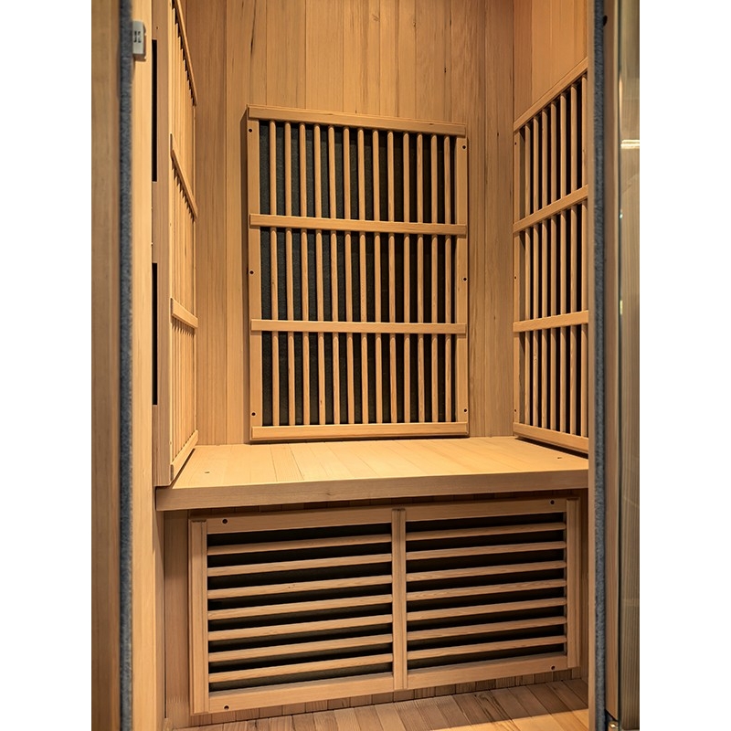 Sauna Boreal Carbone 90x90 - intérieur 01