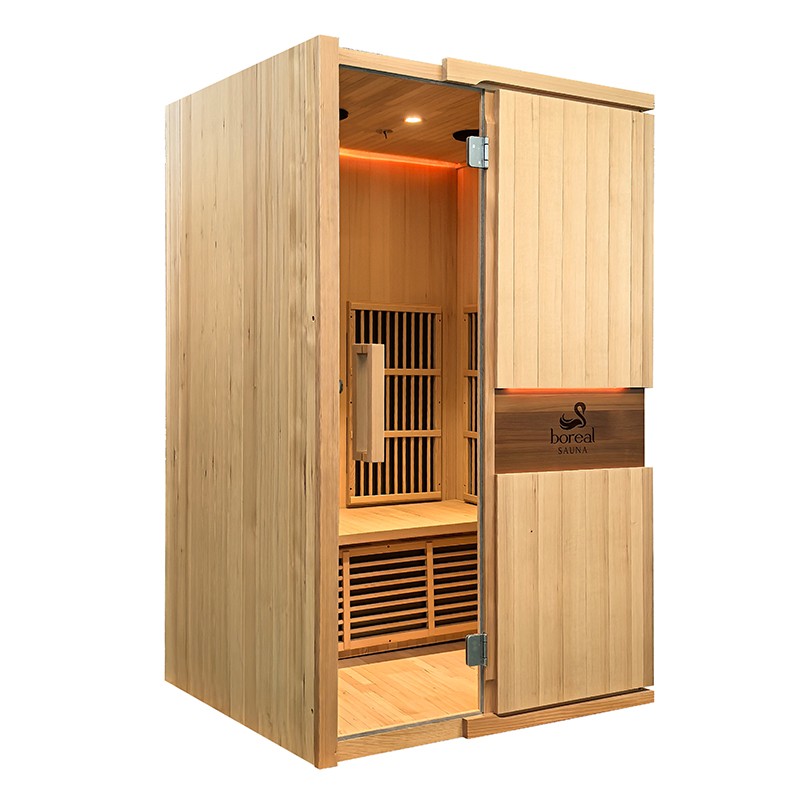 Sauna infrarouge BOREAL®CARBONE IR2 - 2 PLACES 120x100