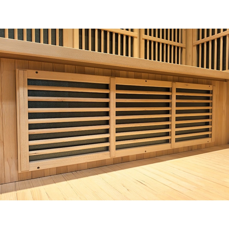 Sauna infrarouge BOREAL® CARBONE IR3 - 3 PLACES 150x120