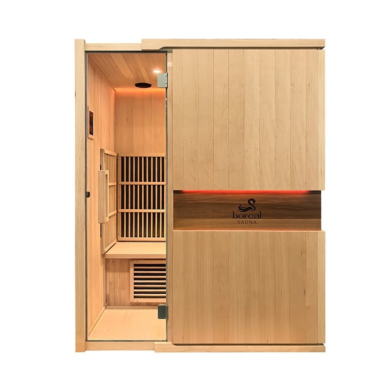 Sauna infrarouge BOREAL® CARBONE IR3 - 3 PLACES 150x120