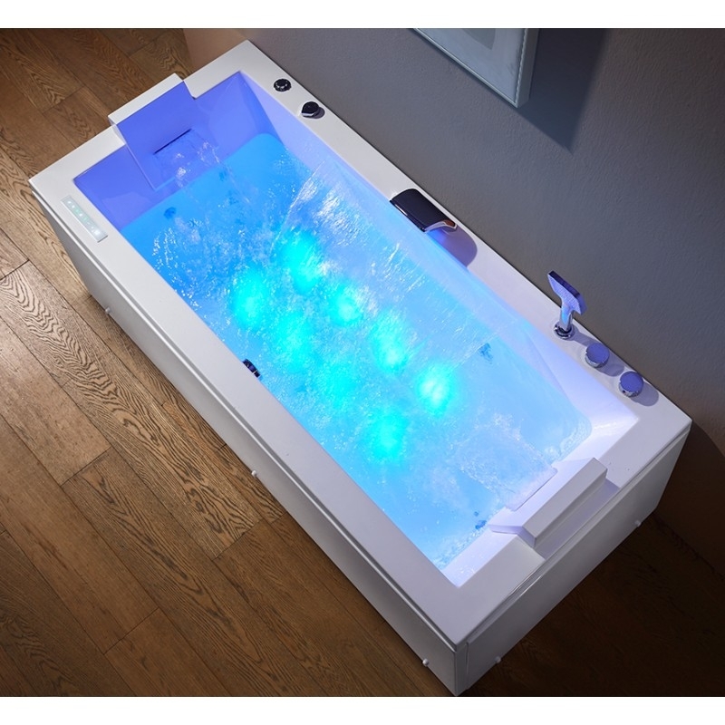 Baignoire balneo EDEN 180 1 à 2 places ARCHIPEL® 180x80