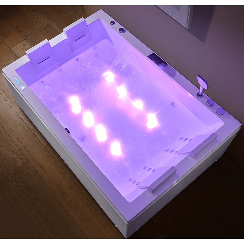 Baignoire balneo EDEN DUO180 1 à 2 places ARCHIPEL® 180x120