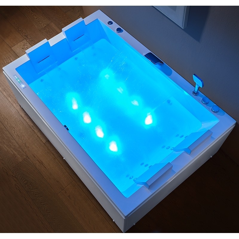 Baignoire balneo EDEN DUO180 1 à 2 places ARCHIPEL® 180x120