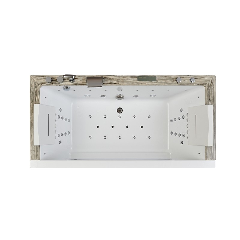 Baignoire balneo AQUAVISTA 180 1 à 2 places ARCHIPEL® 180x90