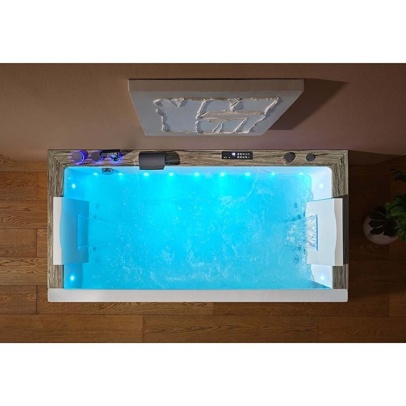 Baignoire balneo AQUAVISTA 180 1 à 2 places ARCHIPEL® 180x90