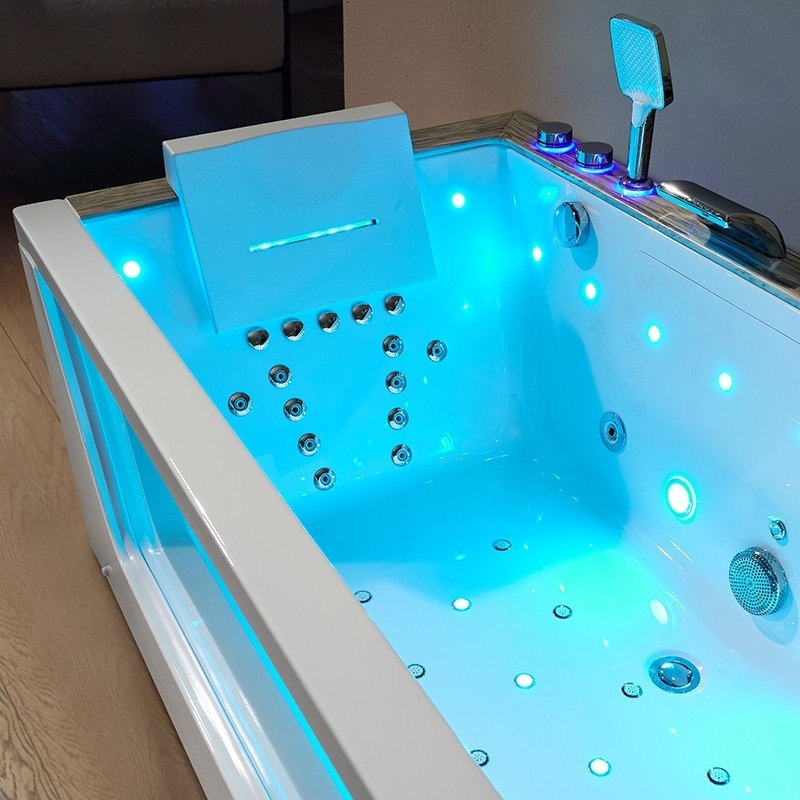 Baignoire balneo AQUAVISTA 180 1 à 2 places ARCHIPEL® 180x90