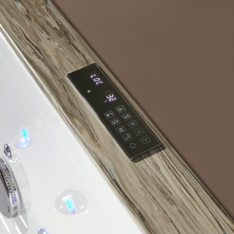 Baignoire balneo AQUAVISTA DUO 2 places ARCHIPEL® 180x120