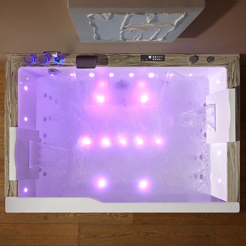 Baignoire balneo AQUAVISTA DUO 2 places ARCHIPEL® 180x120