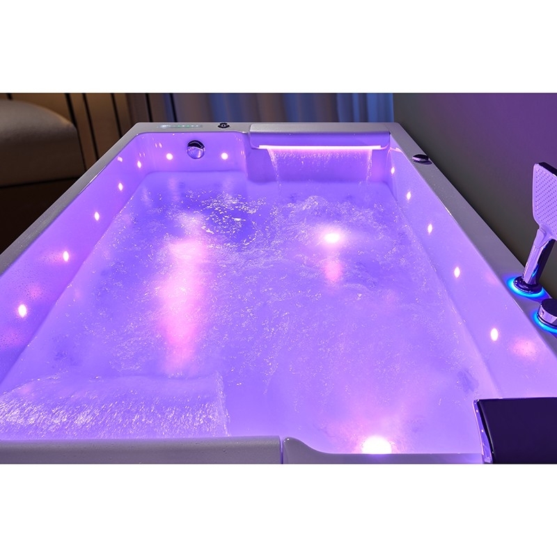 Baignoire balneo BIANCA DUO 180 2 places ARCHIPEL® 180x120