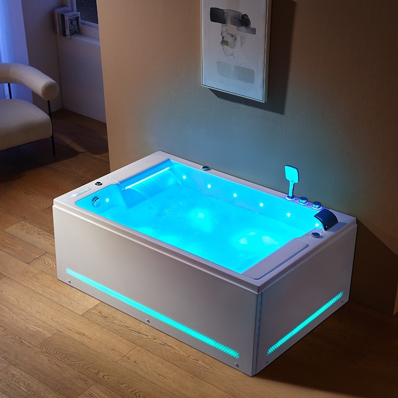 Baignoire balneo BIANCA DUO 180 2 places ARCHIPEL® 180x120