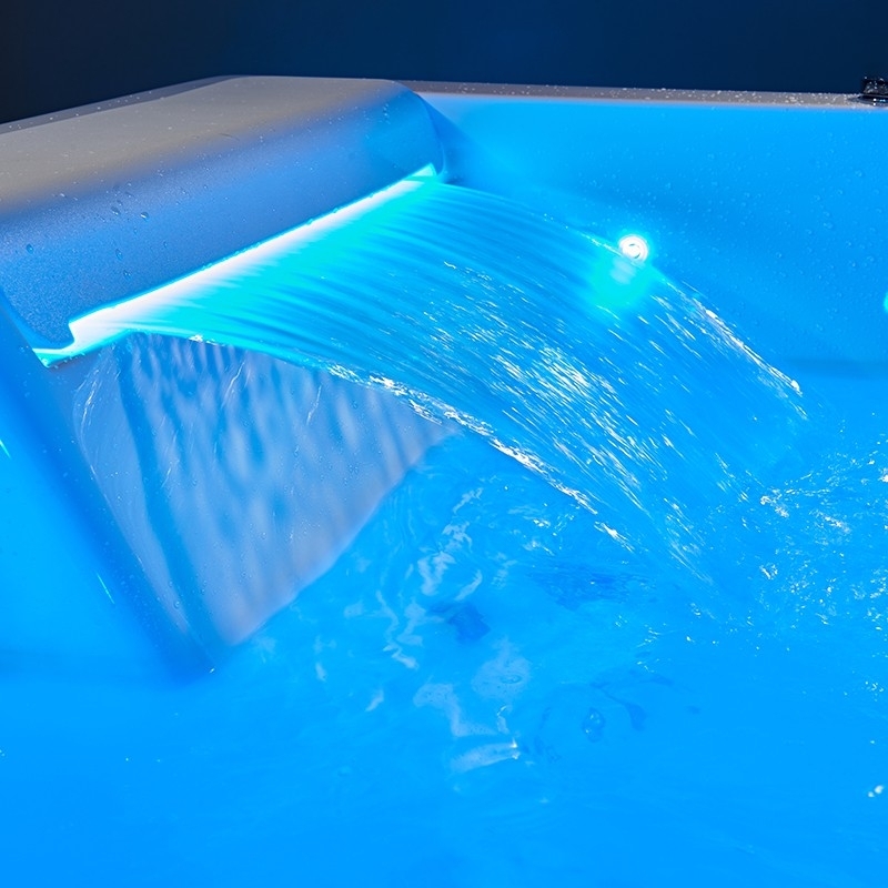 Baignoire balneo BIANCA DUO 180 2 places ARCHIPEL® 180x120