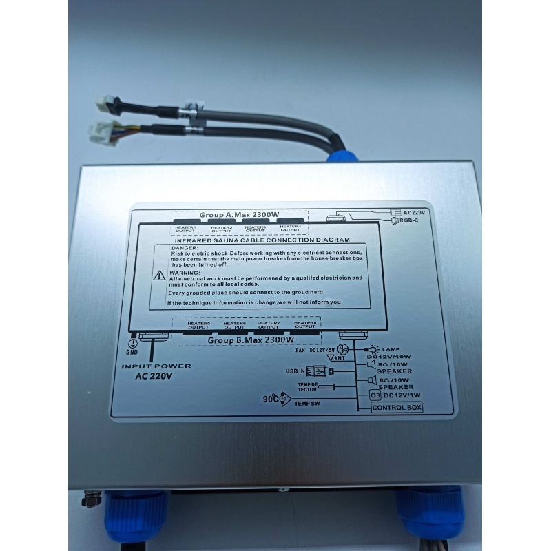 Boitier Electrique KY0718BT- saunas Boreal Diffusion V2