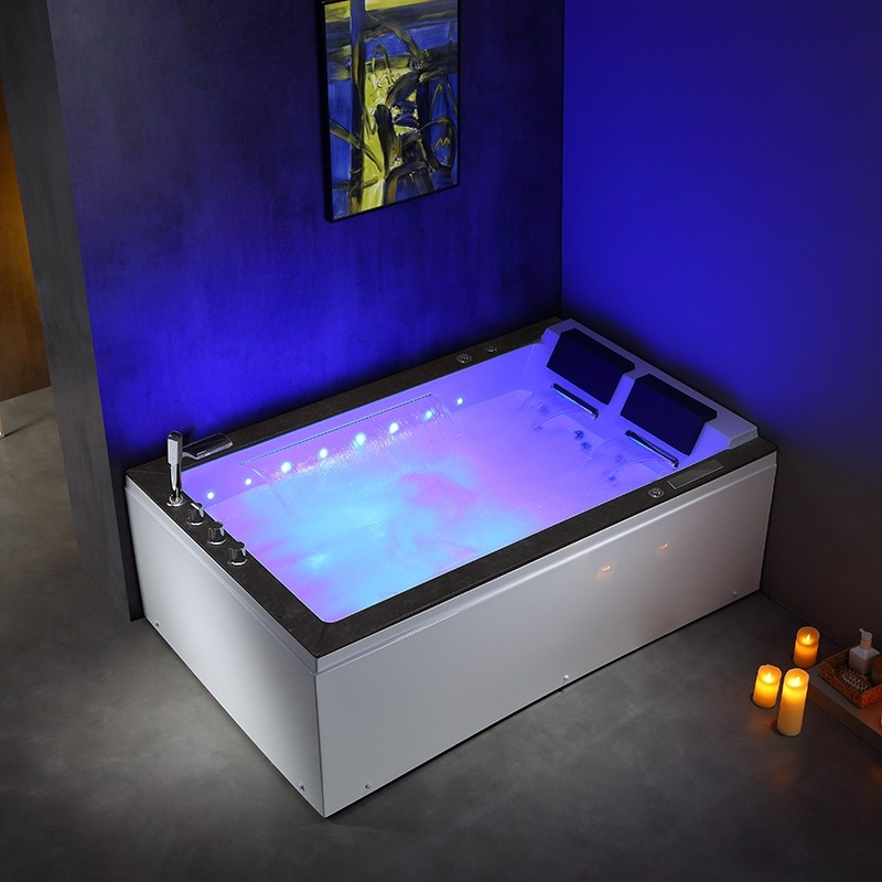 BAIGNOIRE BALNEO LORD DUO 2 PLACES ARCHIPEL® 185X120 - GAUCHE