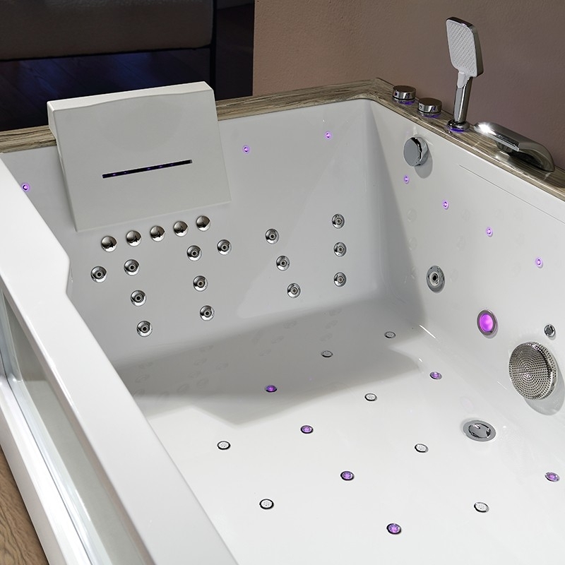 Baignoire balneo AQUAVISTA DUO 2 à 4 places ARCHIPEL® 180x120
