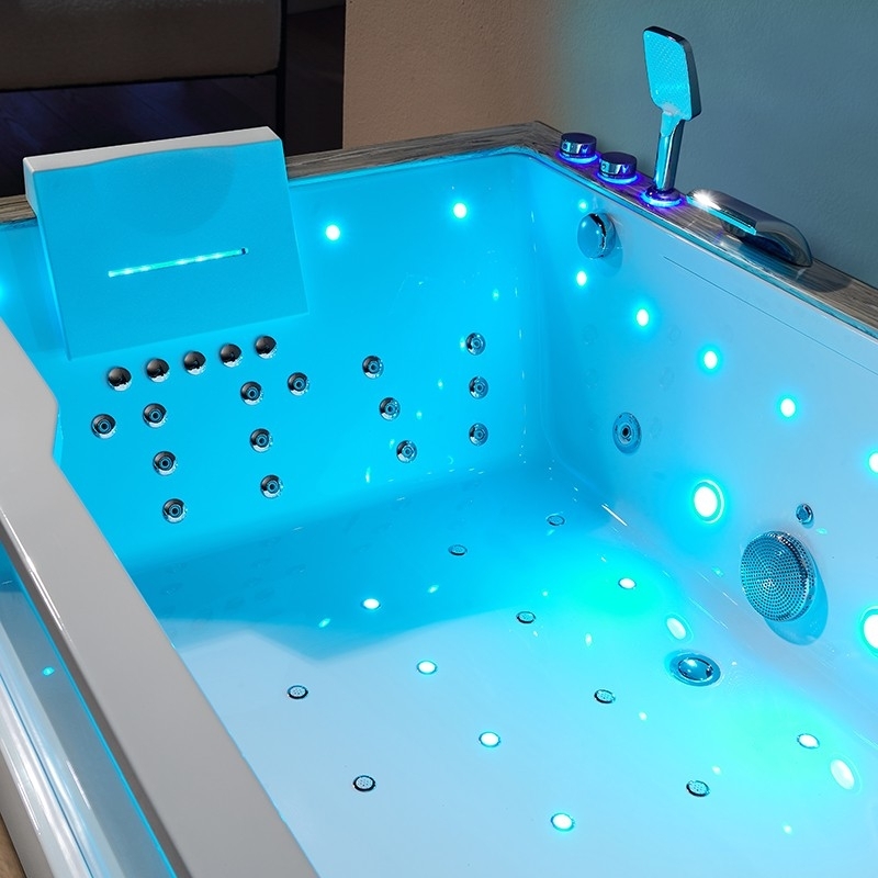 Baignoire balneo AQUAVISTA DUO 2 à 4 places ARCHIPEL® 180x120