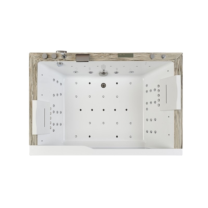 Baignoire balneo AQUAVISTA DUO 2 à 4 places ARCHIPEL® 180x120