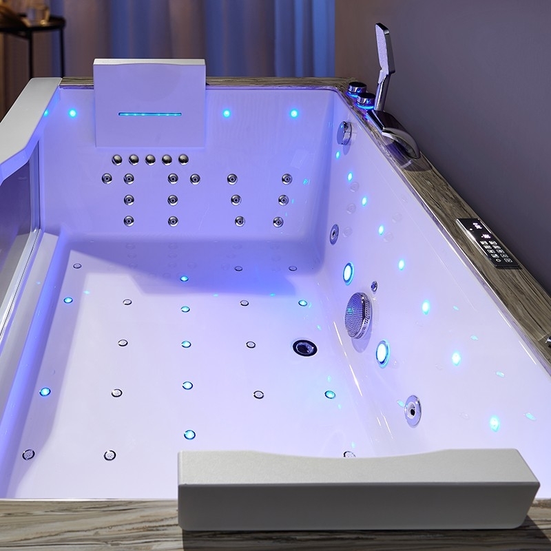 Baignoire balneo AQUAVISTA DUO 2 à 4 places ARCHIPEL® 180x120