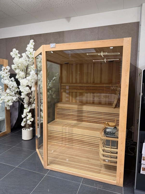 Sauna d'angle Boreal® Evasion Baltik 5 places - 180x180x210 cm