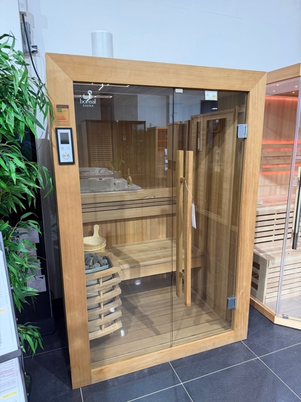 Sauna Boreal® Evasion 130 - sauna de luxe en cèdre rouge 2 personnes