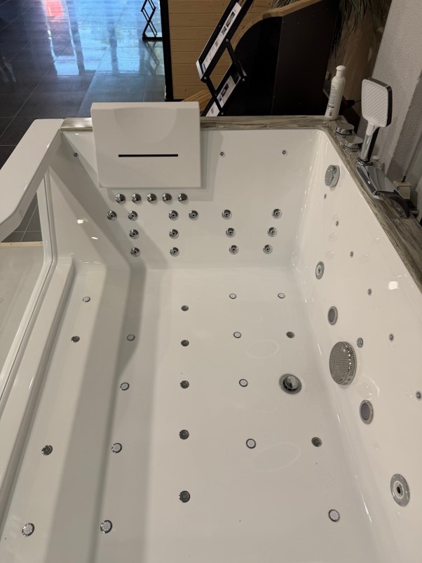 Baignoire balneo AQUAVISTA DUO 2 à 4 places ARCHIPEL® 180x120