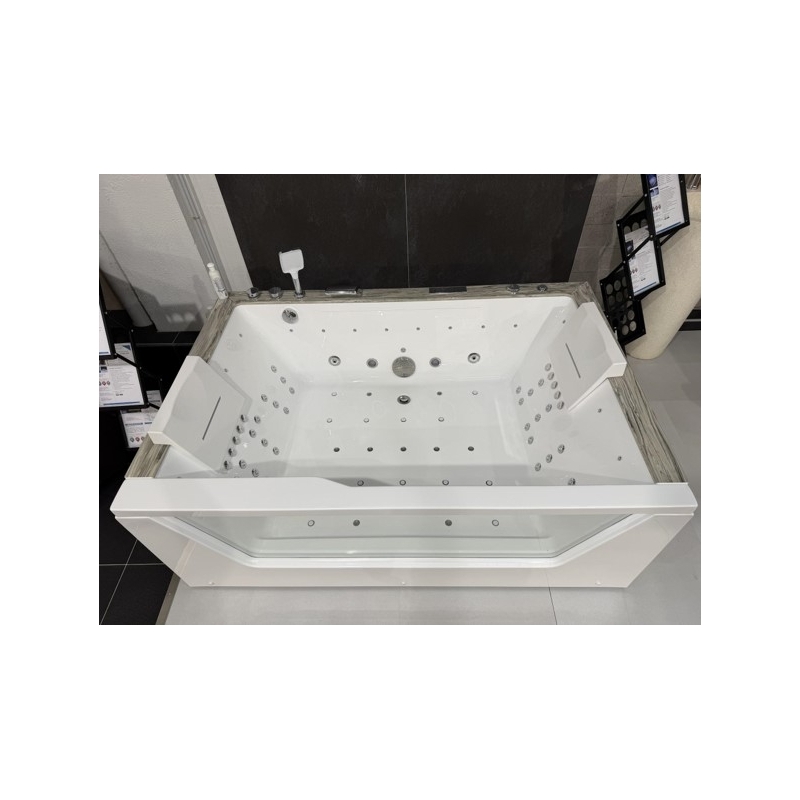 Baignoire balneo AQUAVISTA DUO 2 à 4 places ARCHIPEL® 180x120