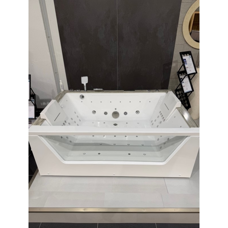 Baignoire balneo AQUAVISTA DUO 2 à 4 places ARCHIPEL® 180x120