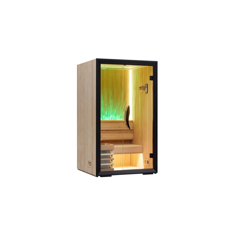 Sauna traditionnel Boreal® CELEST 120 - 1 à 2 places - 120x120x190 cm