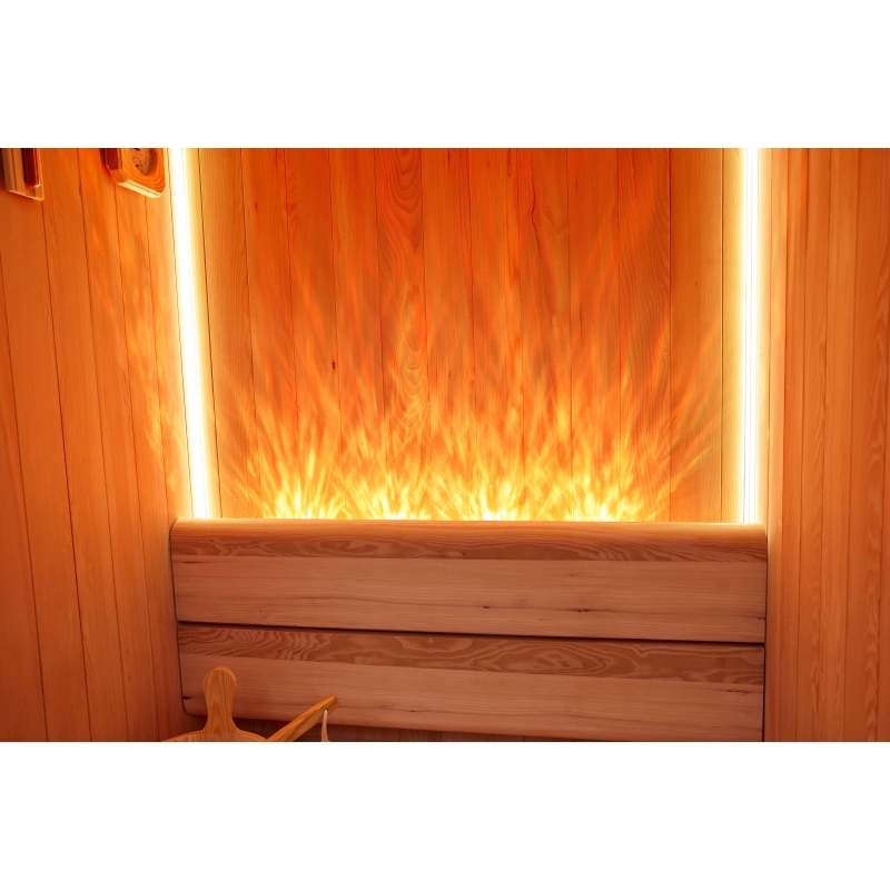 Sauna traditionnel Boreal® CELEST 120 - 1 à 2 places - 120x120x190 cm
