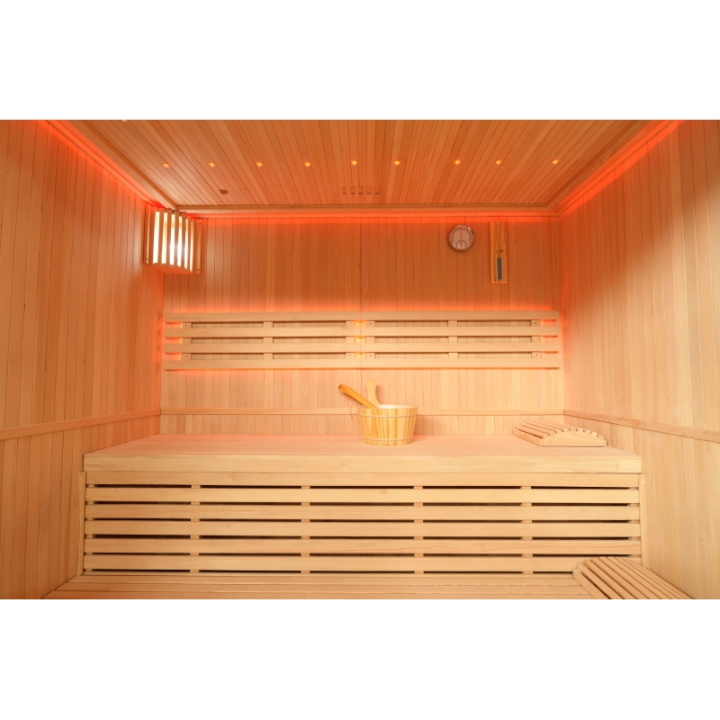 Sauna finlandais Nordica® Vapeur V56 (5 à 6 places) - 203 x 162 x H.200