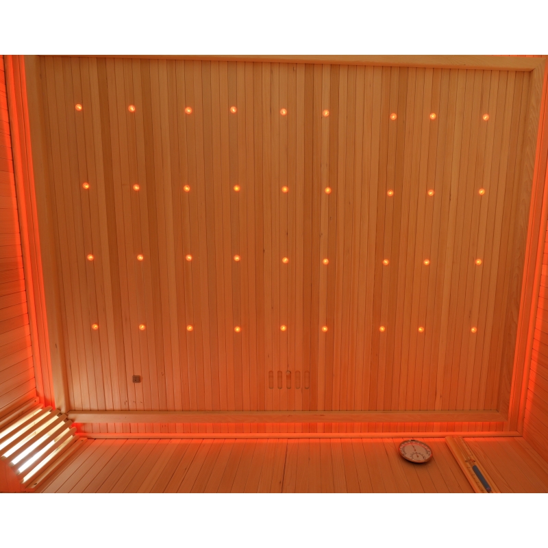 Sauna finlandais Nordica® Vapeur V56 (5 à 6 places) - 203 x 162 x H.200