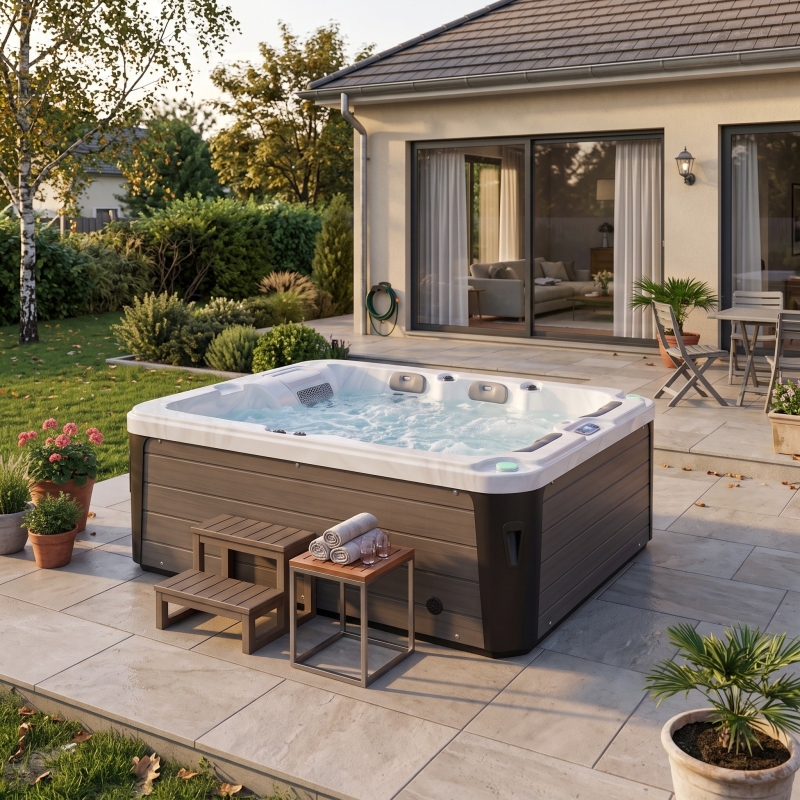Spa Archipel® GR5 Relaxation : Spa Balboa® 5 places allongées 215 x 215 cm