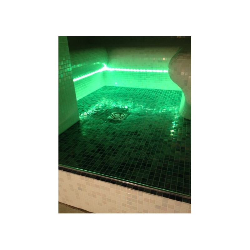 Kit d'éclarage d'ambiance multicolore à LED avec télécommande radio pour hammam - 5m 