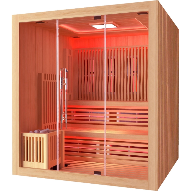 Sauna combi Boreal Elegance 180*180*200H