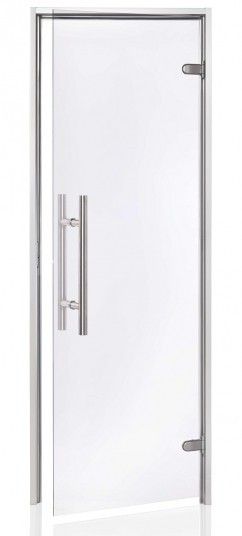 Porte vitrée pour hammam largeur 70 cm hauteur 190 cm