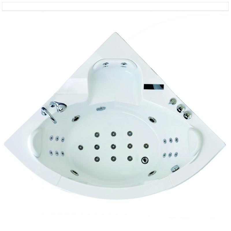 Baignoire balneo d'angle Jade RIVAGE 141C Archipel® 141x141