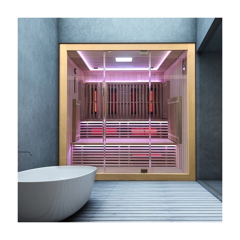 Sauna Infrarouge Boreal® Concept 180 - à Spectre Complet - 180x150x205