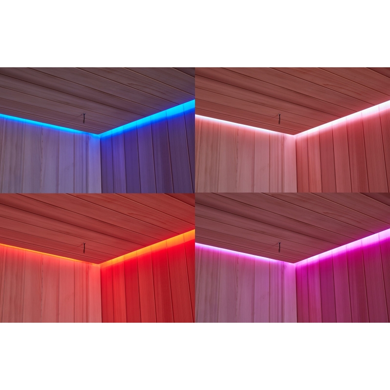 Combiné Sauna Hammam Boreal® Sublimation en Cèdre Rouge - 8 places - 340*175*210