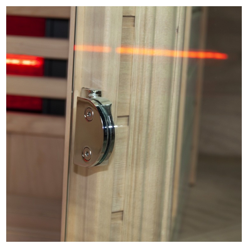 Sauna ​​Infrarouge Boreal® Diffusion 120 -  2 places à Spectre Complet - 120x120