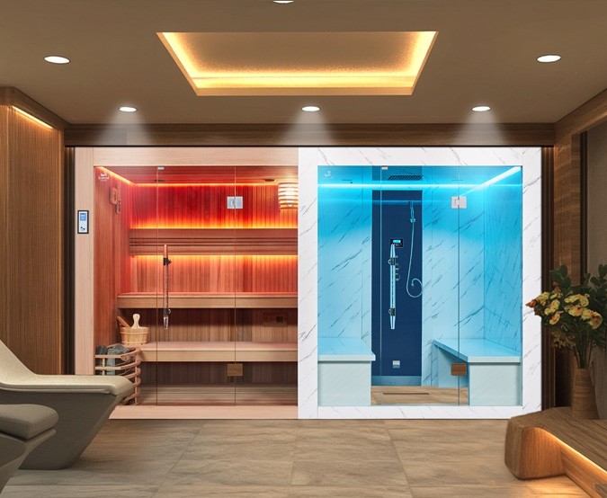 Combi Sauna + Hammam Luxe — Boreal® Sensation