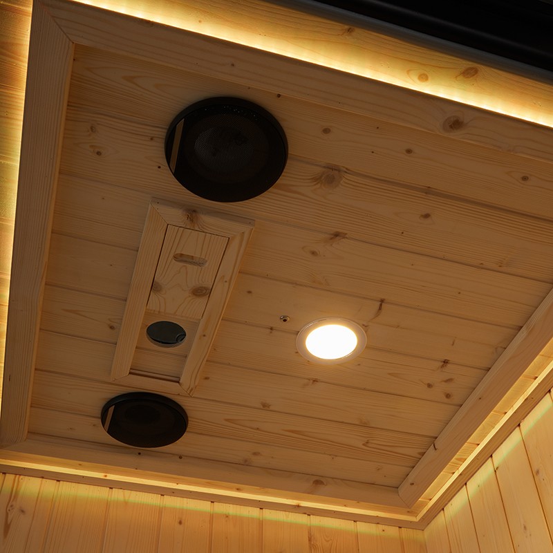 Combi Sauna infrarouge + douche hammam — Boreal® IRH180