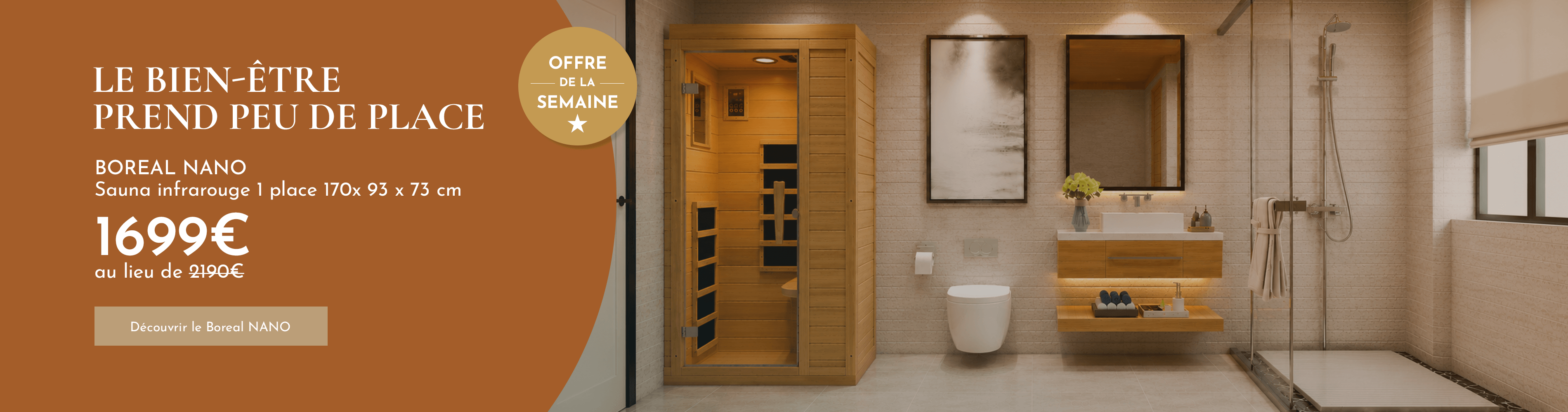 L'offre de la semaine : Sauna Boréal Nano